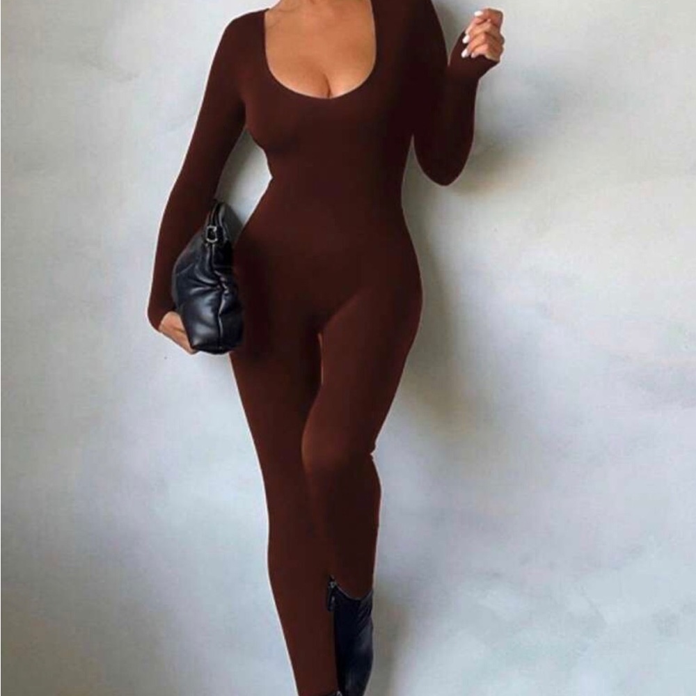 Women brown jumpsuit